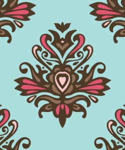 Luxury Damask Flower